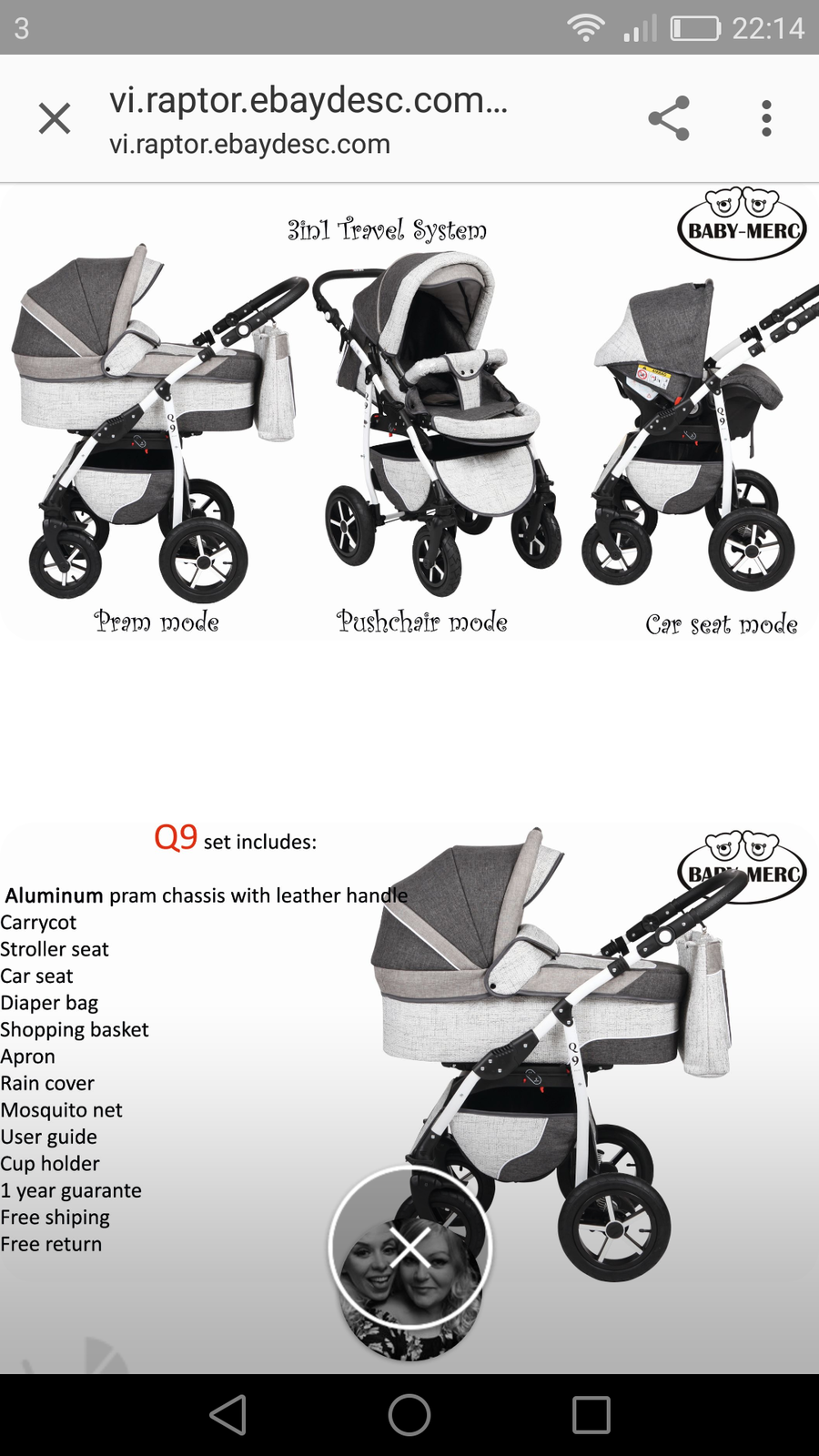 baby merc pram reviews